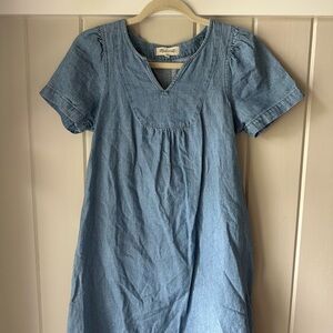Madewell Light Blue Denim Dress